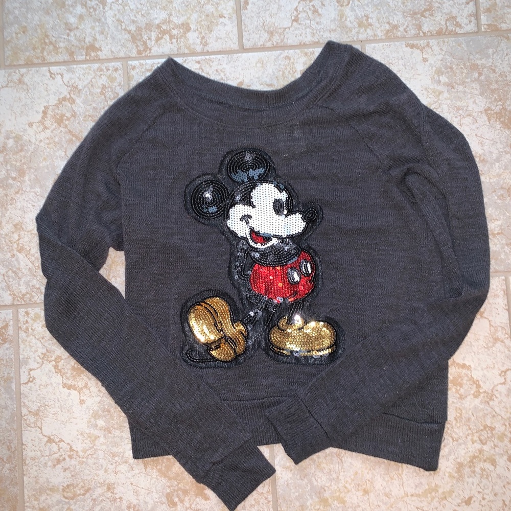 Small Sequin Mickey Mouse Top